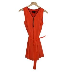 IZ byer small red zipper dress